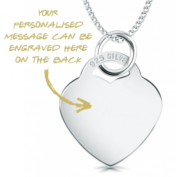 I Will Love You Even More Tomorrow than I did Today Necklace, Personalised, Sterling Silver