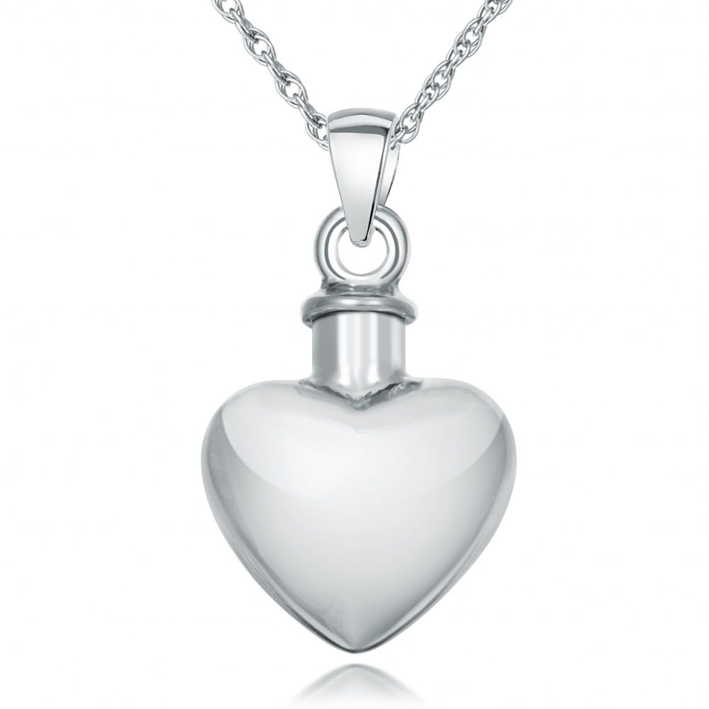 Ashes Urn Memorial Locket Necklace/ Pendant, 925 Sterling Silver (can ...