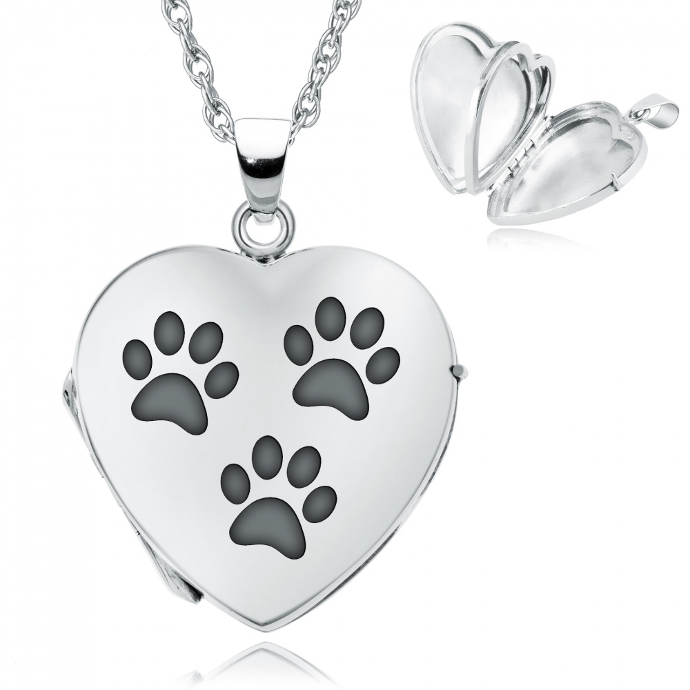 Personalized Dog Paw Print Necklace Custom Photo Projection Necklace 925  Sterling Silver Pet Photo Necklace Dog Bone Pendant Pet Memorial Jewelry  Gifts for Women : Amazon.co.uk: Pet Supplies